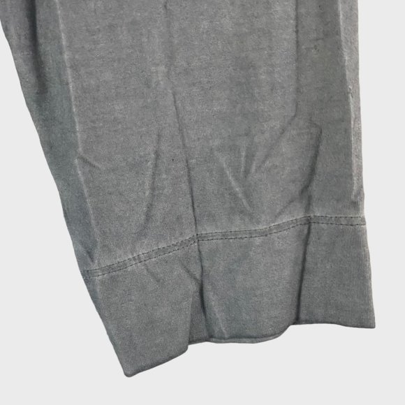 Soft Surrounding Fleur-De-Lis V-Neck Tunic Women's Large Gray 3/4 Sleeve Stretch - Picture 6 of 12